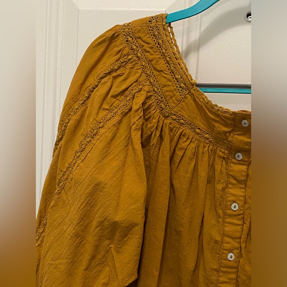 Free People Embroidered Blouse - Picture 7 of 10